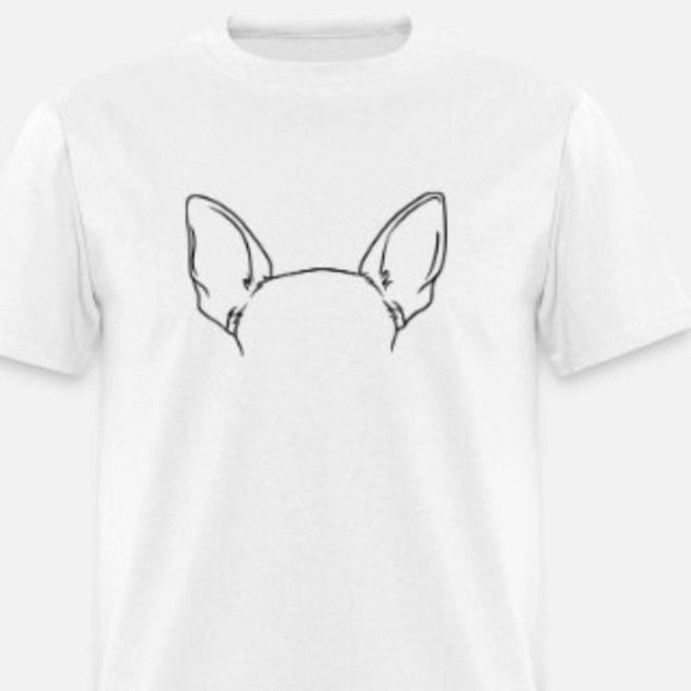 Chihuahua Dog Ear Outline